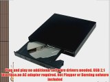 USB2.0 Slim External 6X Blu-ray Drive Player and 8X DVD  /- RW Read/write Rewriteable CD DVD