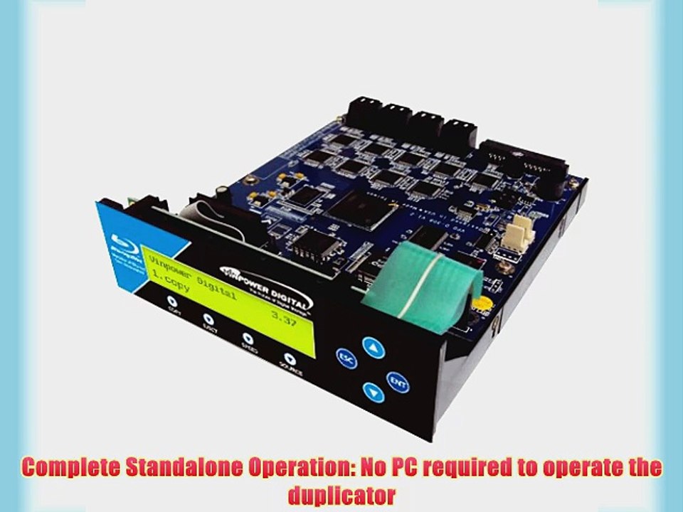 Vinpower Digital 1 to 7 SATA Blu-ray / Dvd / Cd Duplicator Manual Tower Controller