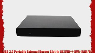 USB 2.0 Portable External Burner Slot-in 8X DVD /-RW/-RAM/DL Drive for Acer Aspire One 8.9