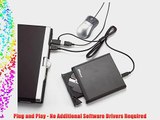 Targus PADVD010U USB 2.0 DVD/CD-ROM Slim External Drive - Black