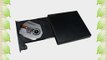 AGPtek? Blu-ray External USB BD-R BD-ROM Combo DVD RW Burner Drive Black Compatible with Windows
