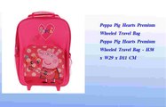 Peppa Pig Hearts Premium Wheeled Travel Bag