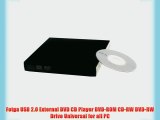 Fotga USB 2.0 External DVD CD Player DVD-ROM CD-RW DVD-RW Drive Universal for all PC