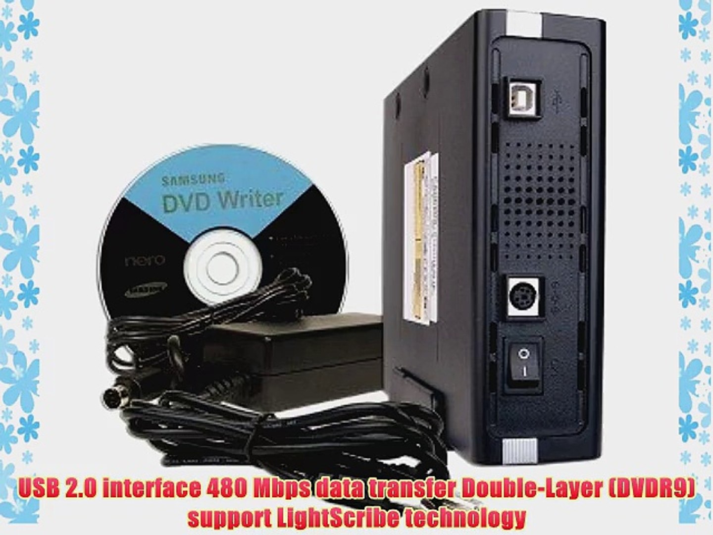 Samsung SE-S184 18x USB 2.0 DVD??RW LS External Drive (Black) - video  Dailymotion