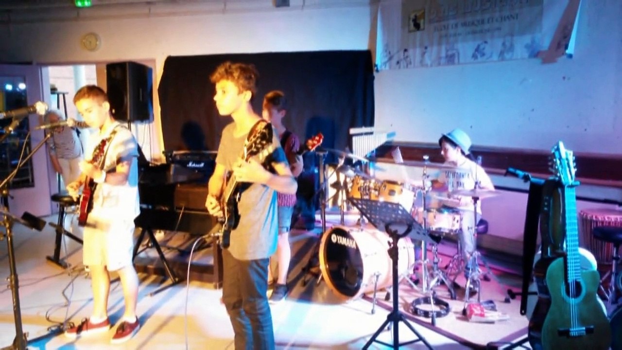 Matis, 11 ans, batterie, Un autre monde...