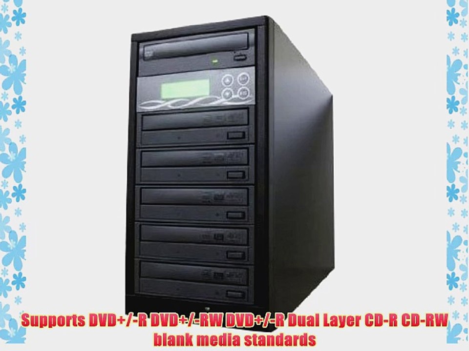 nioDrive1 to 5 Target DVD Cd Duplicator DVDRW Burners Duplication Controller Standalone Copier