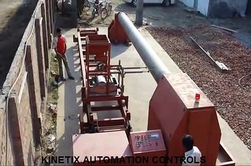 Filament Winding Machine Video FRP GRP pipe fibreglass fiberglass Lahore Pakistan Kinetix Automation