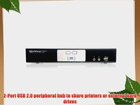 IOGEAR 2-Port Dual-Link DVI KVMP Pro with 7.1 Audio GCS1782G (Black)