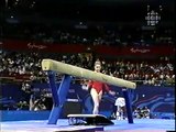 Elise Ray - 2000 Sydney Olympics Gymnastics Prelims - Balance Beam
