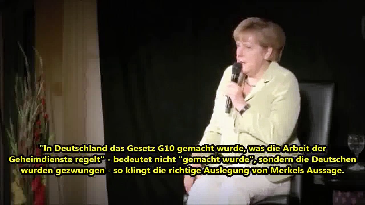 Merkel über die deutsche Souveränität !!! Lügen ???