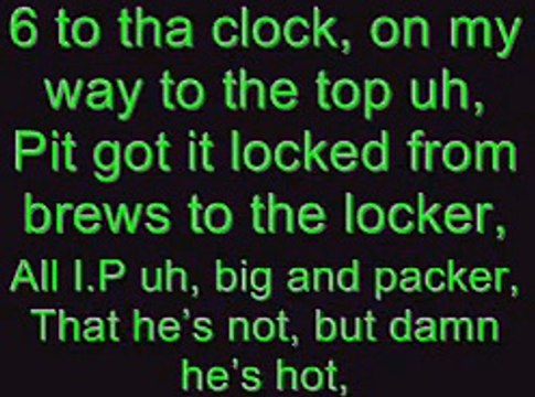 I know you want me - Pitbull (calle ocho) with lyrics