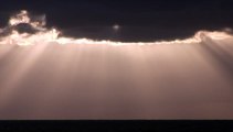 Sun Rays Clouds Ocean Time Lapse Deerfield Beach Florida