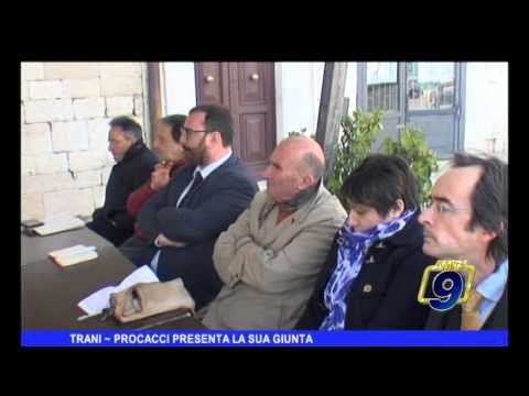 TRANI | Procacci presenta la sua giunta