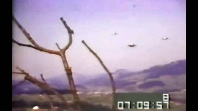 UFO's on Original 8 mm film: Billy Meier Case, Bachtelhörnli(1976) - 1/3
