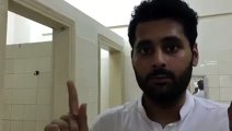 Jibran Nasir Shows condition of Washrooms in Ward 6 JPMC where ‪Heatstroke‬ Patients are admitted in Karachi