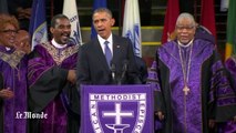 Barack Obama chante en hommage aux victimes de Charleston