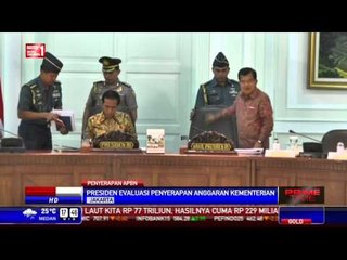 Jokowi Minta Menteri Tingkatkan Penyerapan Anggaran