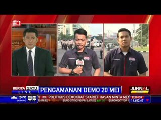 Ribuan Polisi Berjaga di Bundaran HI dan Gedung DPR-MPR