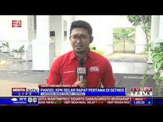 Pansel KPK Rapat Paripurna di Kantor Sekretariat Negara