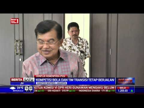 Jusuf Kalla Bantah Berbeda Pendapat dengan Jokowi Terkait PSSI