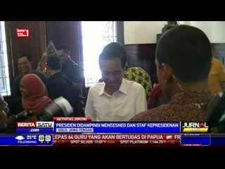 Presiden Jokowi Makan Bareng Wartawan di Solo