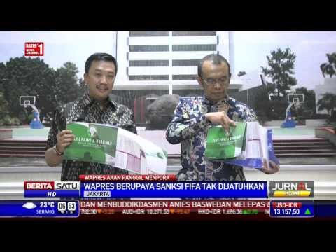 JK Panggil Menpora Terkait Kisruh Sepakbola