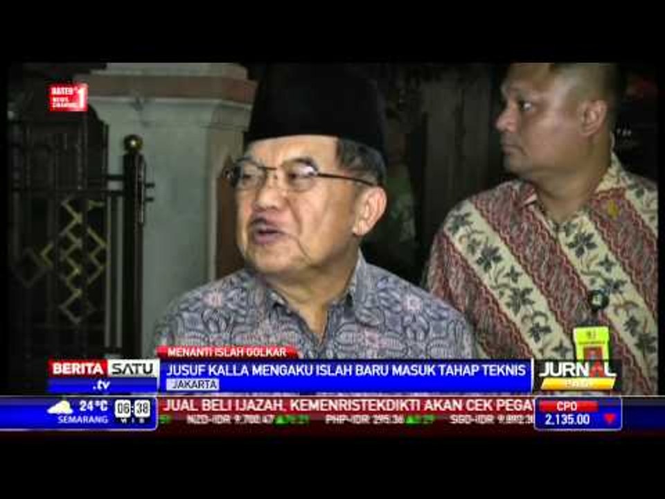 JK Sebut Islah Golkar Memasuki Tahap Teknis