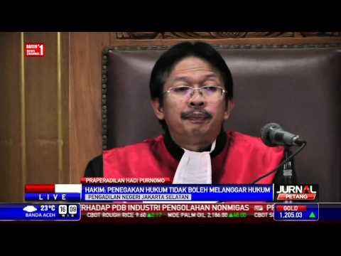 Hakim Praperadilan: Penetapan Tersangka Hadi Poernomo Tidak Sah