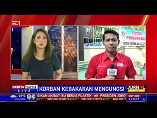 Korban Kebakaran Senen Kekurangan Air Bersih
