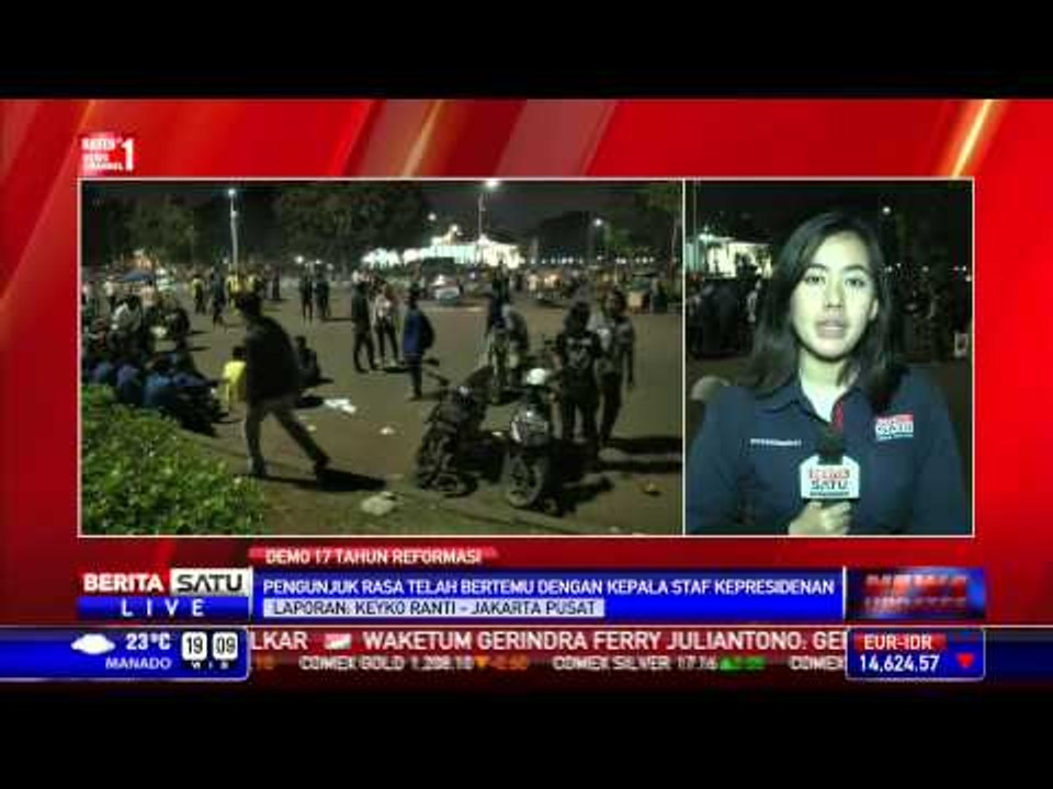 Mahasiswa Bubar Usai Bertemu Kepala Staf Kepresidenan
