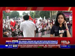 Relawan Jokowi Gelar Refleksi Reformasi di Tugu Proklamasi