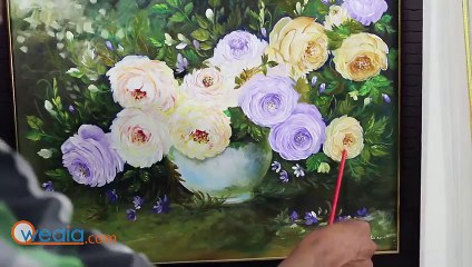 How To Make Flowers Explain Oil Paint Tips -435