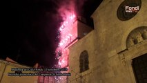 Madonna del Cielo. Incendio pirotecnico del Campanile di Santa Maria a Fondi.