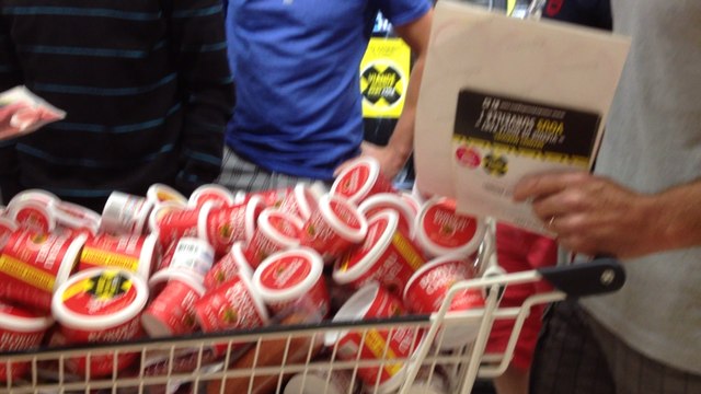 Des éleveurs de porc dans les grandes surfaces