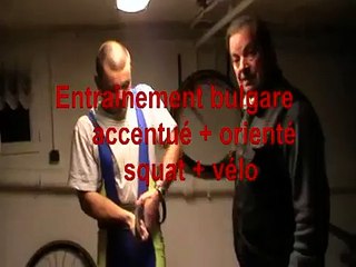 préparation cyclisme sur piste musculation + home-trainer.