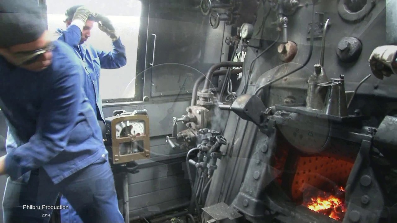 A bord de la BR 52 Ty2 6690 du CFTVA (05-07-2014)