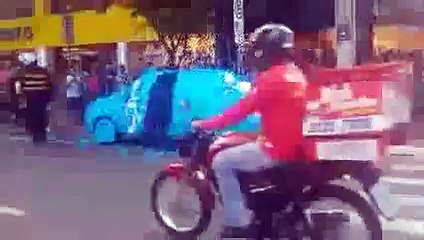 That's what happens when you park in a handicap spot in Brazil