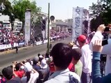 Sergio Checo Perez en Guadalajara, Exhibición Formula 1 (F1) Equipo Sauber-Ferrari
