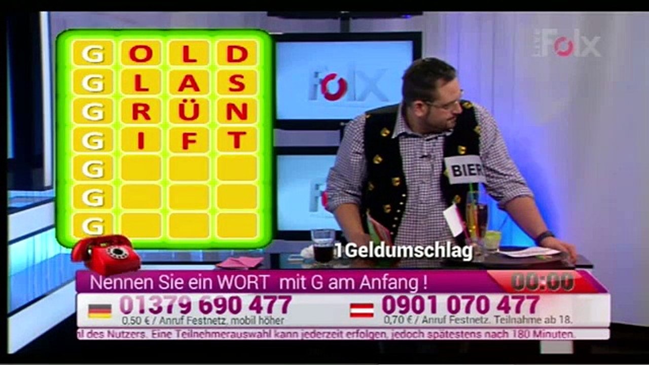 Folx Quiz vom 25.01.2015 - Andre Dossi wird bestraft (3/3)