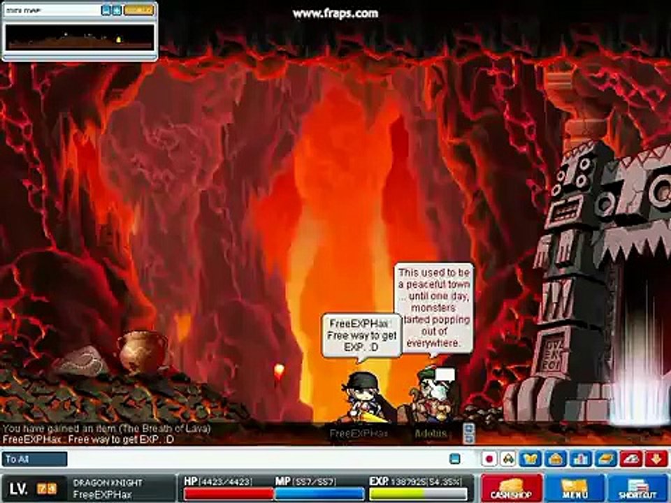 MapleStory Free EXP Hack Zakum Jump Quest