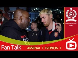 Arsenal FC 1 Everton 1 - We Sat Back and Conceded says Blondie