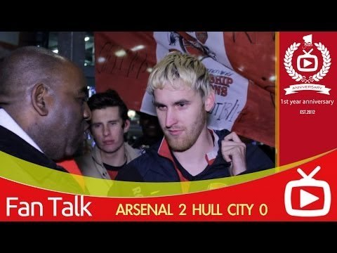 Arsenal FC 2 Hull City 0 - Blondie Surprised By Bendtner