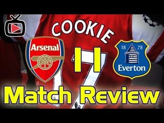 Arsenal FC 1 Everton 1 - Match Review by Cookie