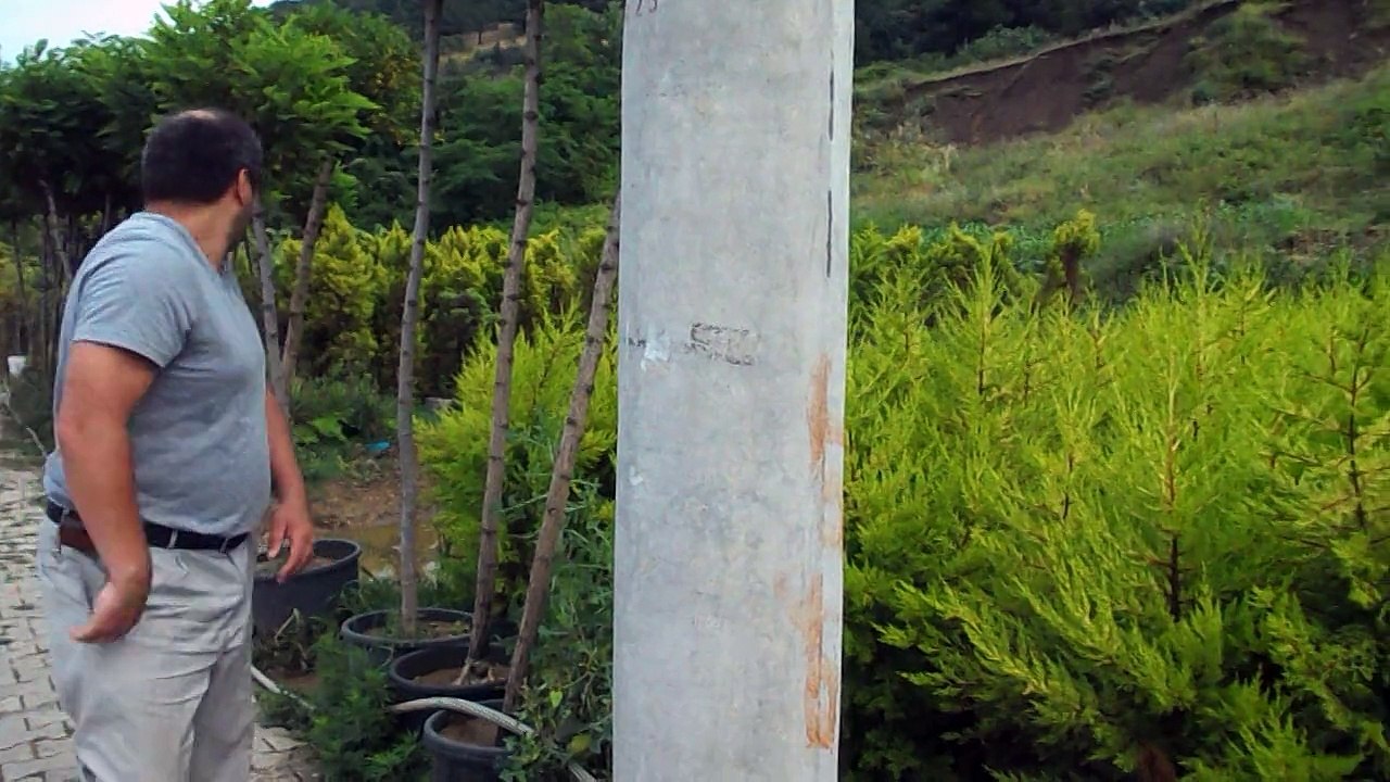 Beton direğe kaval kemiği vuruşu