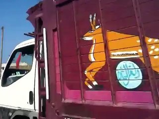 Traversée de Moulay Abdellah pendant la fantasia (Province El Jadida) à vélo.