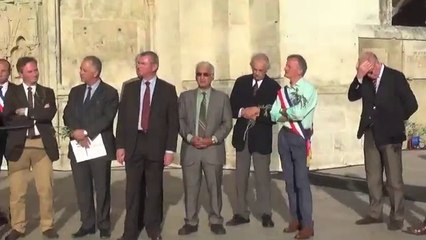 Rassemblement de soutien à Auxerre pour les chrétiens d'Orient