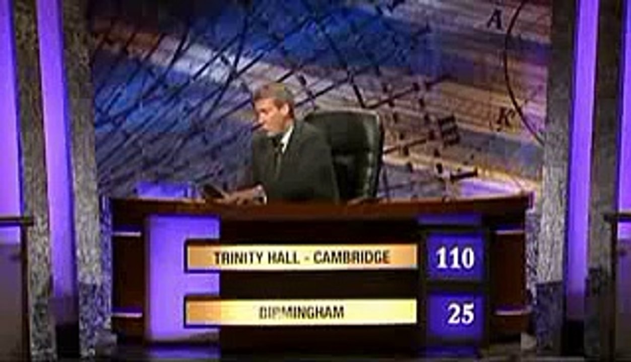 Armando Iannucci's Time Trumpet - University challenge spoof