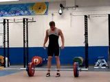 17 Year Old Chris Lenahen Snatch 117 KG @ 88 KG