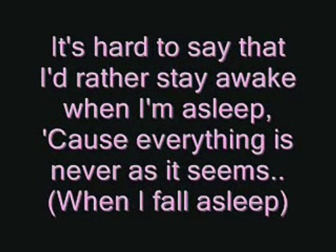 Owl City - Fireflies (lyrics)