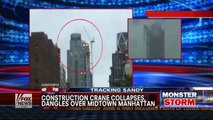 Construction Crane Collapses in Manhattan Hurricane Sandy